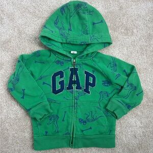 3T GAP Logo Zippered Sweatshirt
